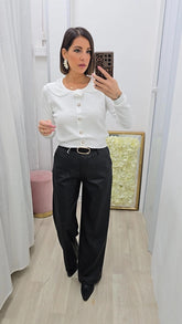 PULL FIORE BIANCO  ART.D3035
